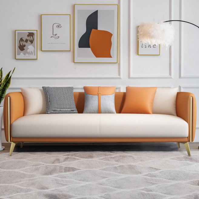 輕奢北歐風科技布沙發
