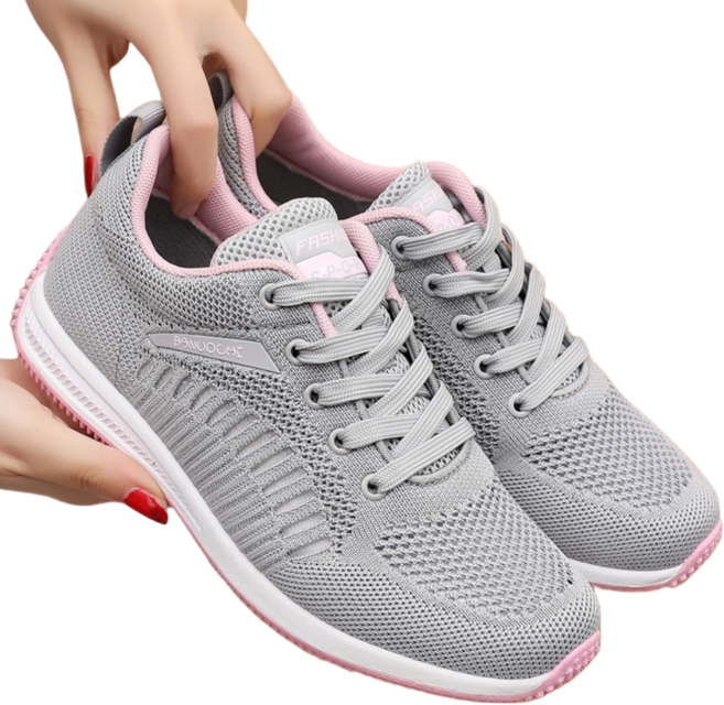 가벼운 운동화 여자 경량 편한 여름 할머니 핑크색 메쉬 엄마 어머니 신발 50대 슈즈