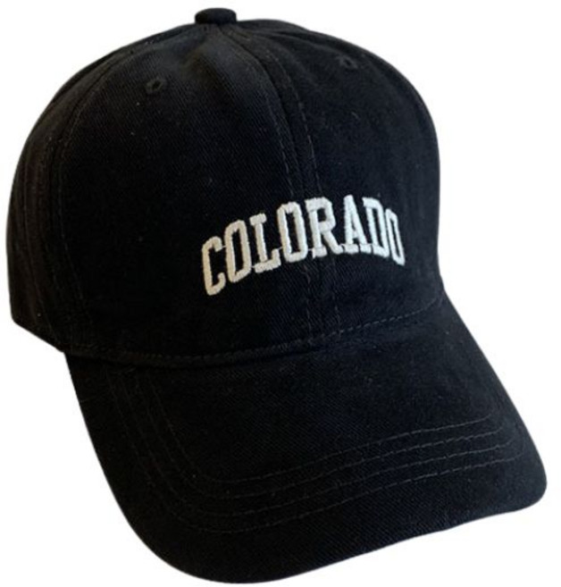 COLORADO 字母刺繡棒球帽 鴨舌遮陽帽 老帽