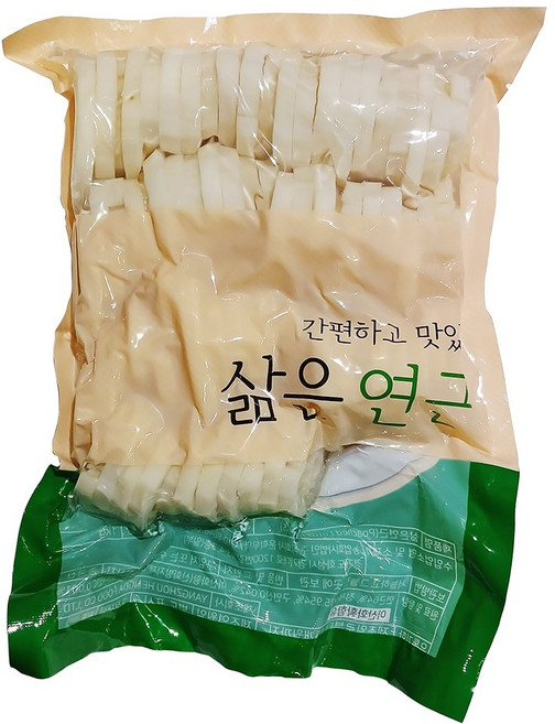 운학무역 운학 삶은 연근채 1Kg 자숙 데침 염장 냉동 이강산닷컴, 1개