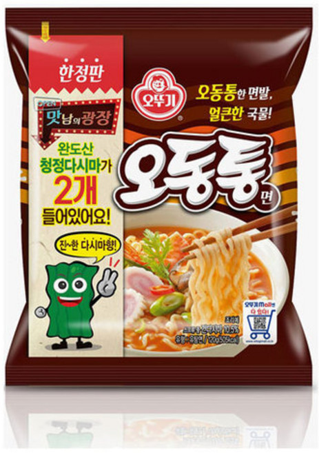 오뚜기 오동통면 120g, 1개