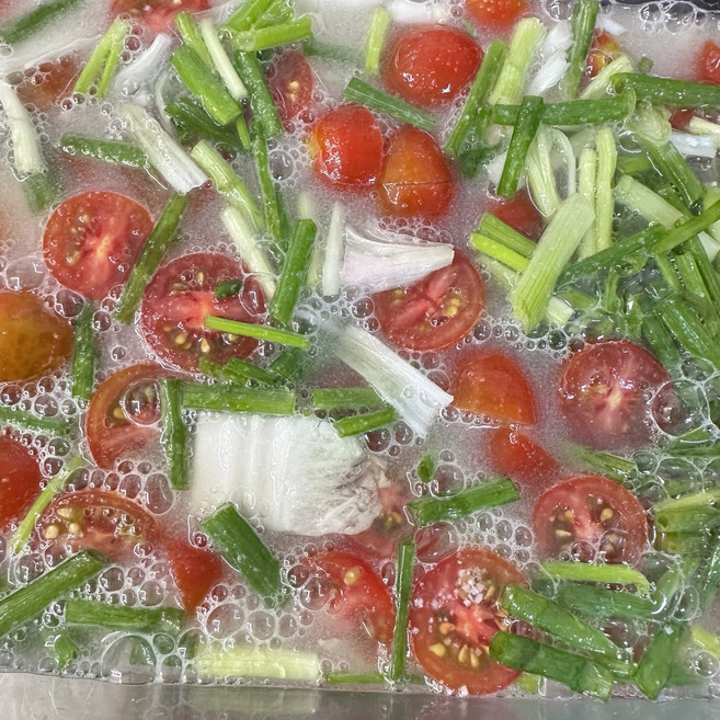 원칙과정성 국내산 방울토마토 오이 나박김치 서울 가정식 무설탕 별미 동치미 물김치(캔) 주문즉시제조, 1kg, 1개