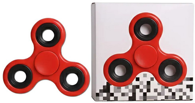 샤샤플레이 프리미엄 인피니티 피젯스피너, 빨강, 1개