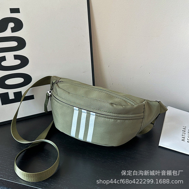 手機腰包簡約潮牌男士款胸包日系輕便單肩小揹包女休閒運動斜挎包