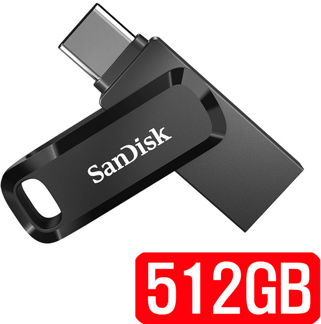 샌디스크 울트라 듀얼 Go C타입 OTG 3.1 USB 512GB, 1개