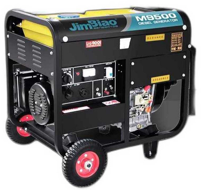 디젤발전기 경유 캠핑용 산업용 고전력 푸드트럭 야외, 8.0KW 전기 시동 220V, 1개