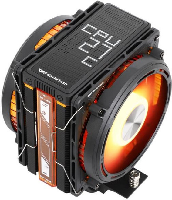 darkFlash EXPLORE E400 PLUS ARGB, 블랙, 1개