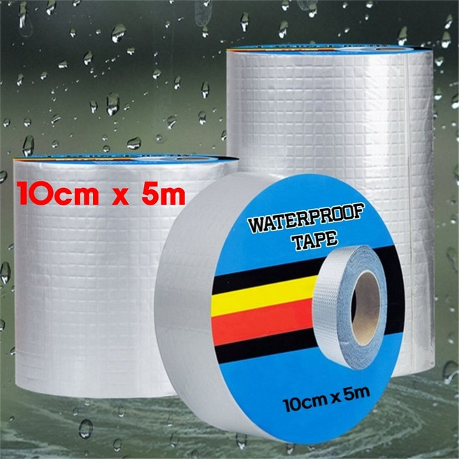 초강력접착 누수부틸 방수테이프 파이프방수 옥상누수 지붕 외벽 누수방지, 1개