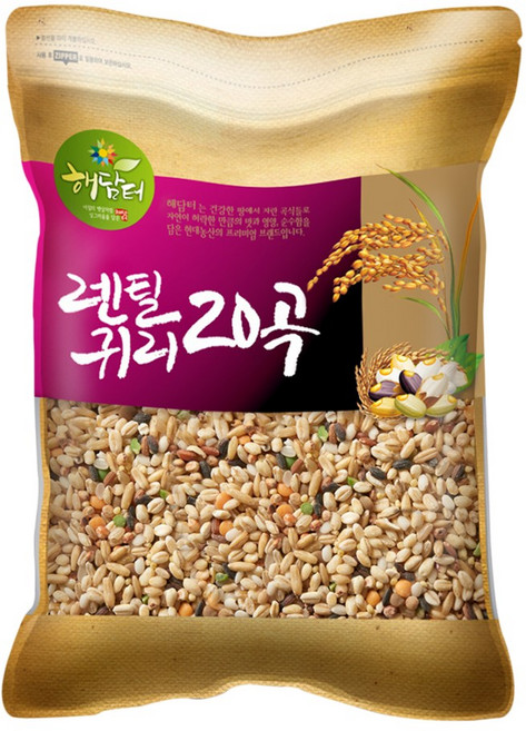 현대농산 렌틸콩 귀리혼합 20곡 혼합곡 5kg, 1개