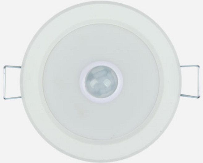 LED 매입 현관 센서등 3인치 7W 플리커프리 복도등 욕실등, 주백색(아이보리빛), 1개