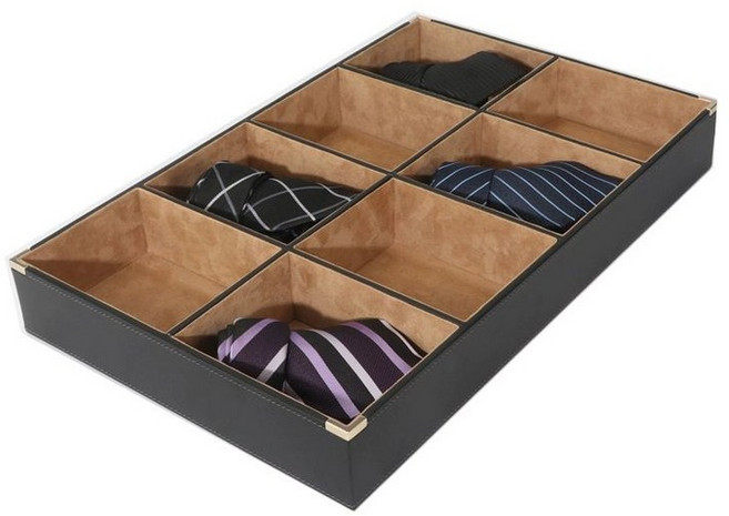 벨트 정리함 넥타이 카키색 악세서리 가정용 서랍형 양말