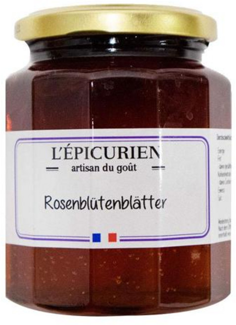 LEpicurien 레피쿠리항 빵에 펴 바르는 장미꽃 잎 잼, 2개, 330g
