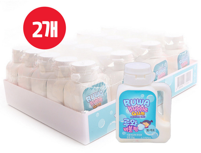 에이스엠앤티 루와버블껌 소다향, 25g, 40개