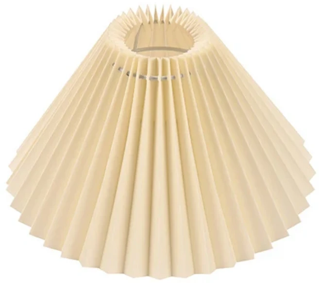 바닥 개방 펜던트 전등갓 원단 테이블 램프 플리츠 침실 호텔 경사 높이 160mm 1PC, 03