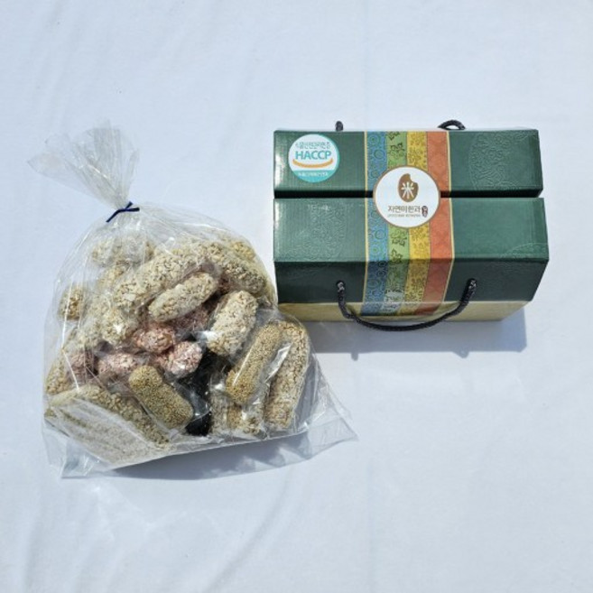 [자연미한과] 실속형1호 한과모듬세트 강릉 수제 한과 설날 추석 명절 선물 주문생산 [원산지:상세설명에 표시], 1세트, 800g