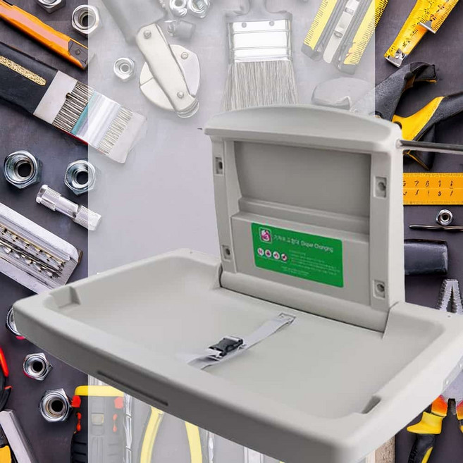 기저귀 교환대 설치 준공용 접이식 소아과 보건소 휴게시설