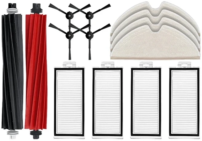 Xiaomi Roborock Q8 Max + Plus Hepa 필터 로봇 진공 청소기 예비 부품 액세서리 메인 사이드 브러시 천, 01 as picture