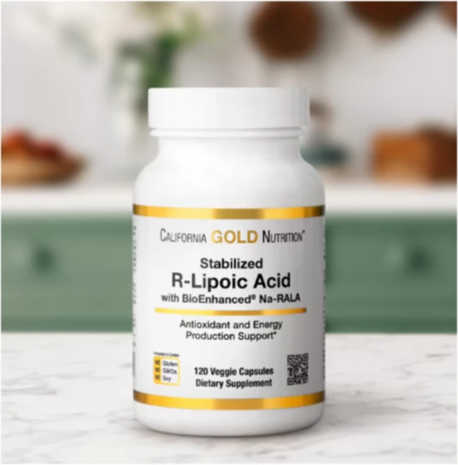 캘리포니아골드 스태블라이즈드 R-리포산 100mg 120 베지 캡슐(4개월분), 1병, 1개, 120정 - 쿠팡