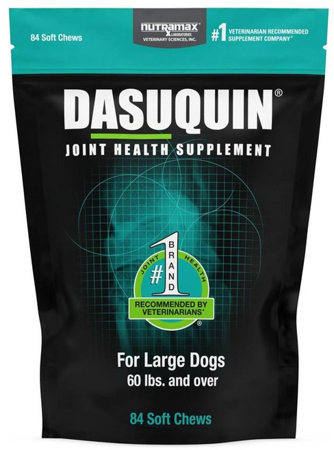 Nutramax Dasuquin 대형견용 관절 건강 보조제 - 글루코사민 콘드로이틴 ASU, 84정, 1개
