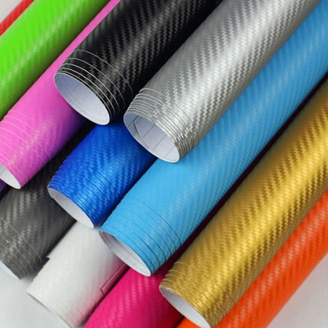 케미칼멘토 4D 리얼카본시트지 랩핑필름 152cm x 10cm, 4D카본-오렌지, 1개