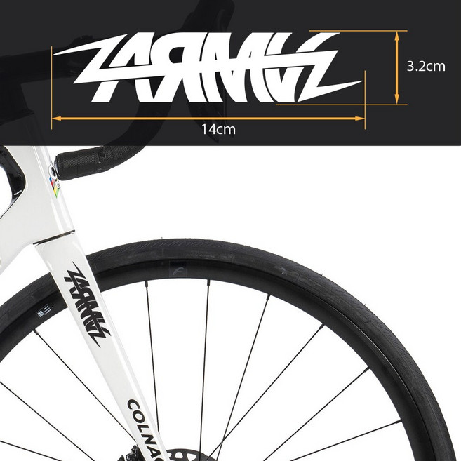 자전거 로고 스티커 아르마 arma, 무광블랙