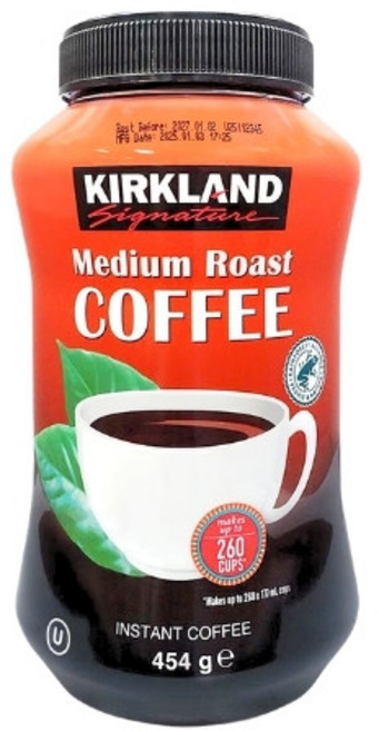 KIRKLAND SIGNATURE 中烘焙即溶咖啡, 1個