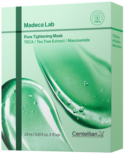 센텔리안24 마데카 랩 마스크 포어타이트닝 모공팩, 1개, 10개입