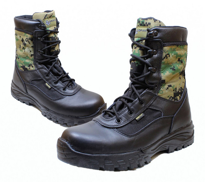 유니칸 전술화 군화 워커 WOLF-106 고어텍스 방수 지퍼 가죽