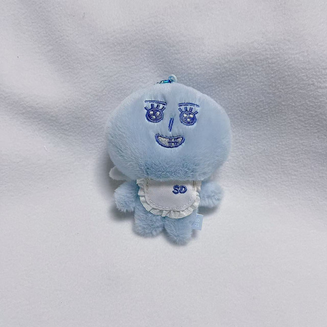 Super Junior 藍色團子金希澈金鐘云曹圭賢金厲旭毛絨掛件, 1個, SD磁鐵+亮面珠鏈+標簽
