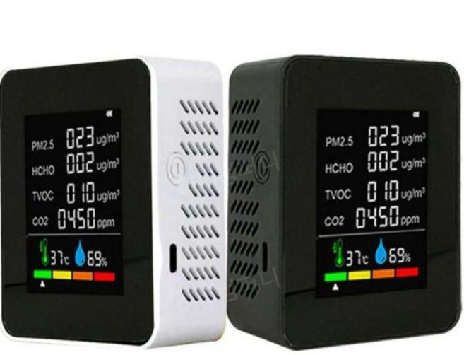 미세먼지측정기 초미세먼지 가정용 실내 측정기 공기질, B. 블랙3-in-1
