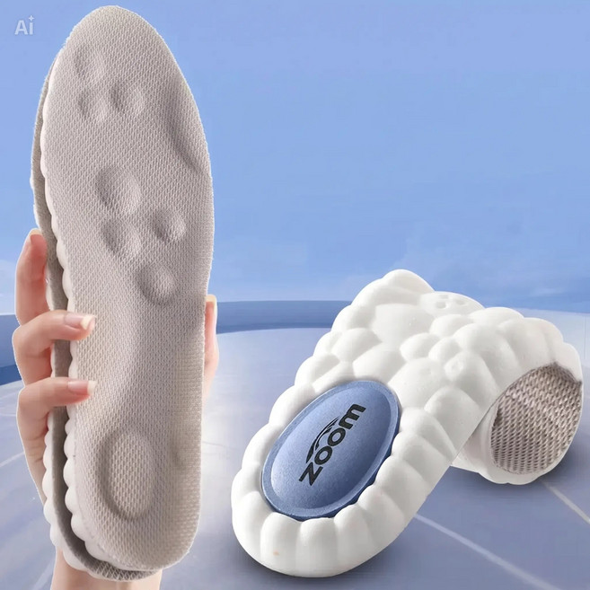 인체공학 신발깔창 고탄 통기성 방취 기능 발편한 푹신한 아치 쿠션 구름깔창