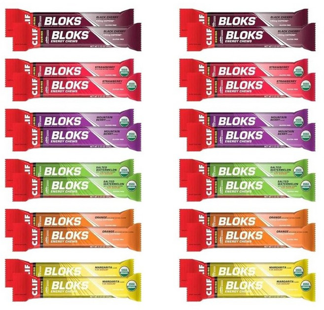 Clif Bar 클리프바 블록스 에너지츄 버라이어티팩 60g, 24개