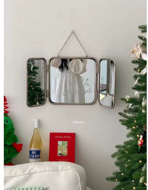 빈티지 삼면경 거울 카페 빈티지 인테리어 화장실, 20x30cm