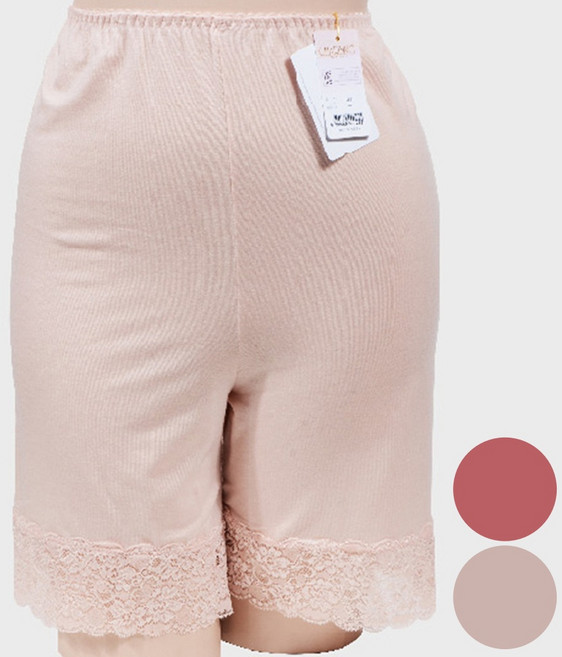 국산 중년여성 살색 레이스속바지 부드러운 텐셀속바지