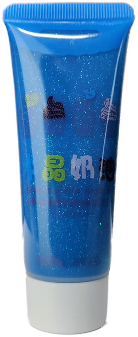 투명글리터 데코덴생크림50g, 글리터청색, 1개