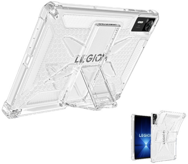 세상의모든제품 레노버 리전 Y700 3세대 펜수납 클리어 스탠드 케이스, 1개