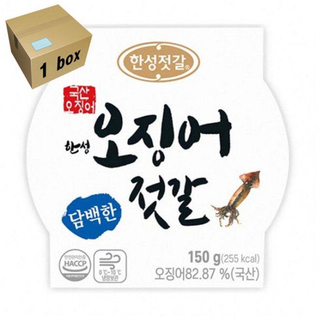 한성 오징어젓갈 (150g x8개) 1box, 8개, 150g