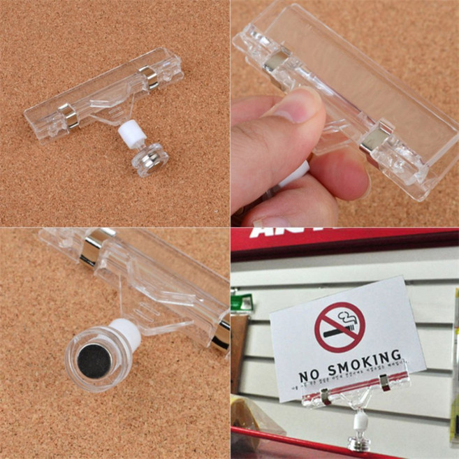 건shop디자인 자석 스탠드 쇼클립 꽂이, 소