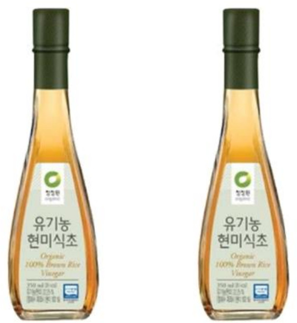 풀무원 유기농 현미식초 350ml 2개