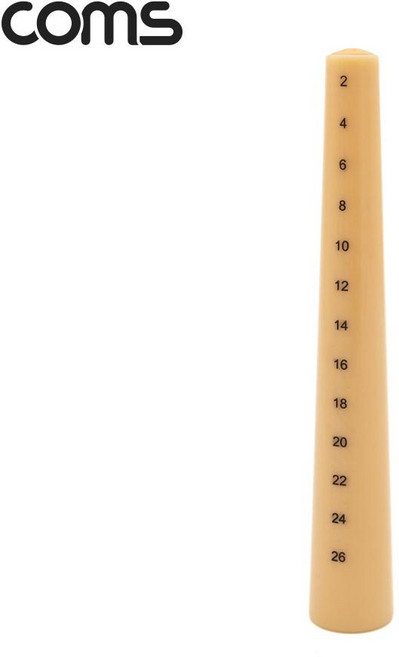 봉게이지 링게이지 알파 힐링 지압봉 15cm 반지 치수 측정 반지 사이즈 조절 HS011, 1개
