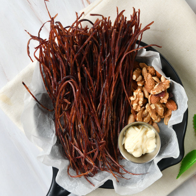 유나건어물 바베큐 맛 이카소멘 오징어 소면, 1개, 150g