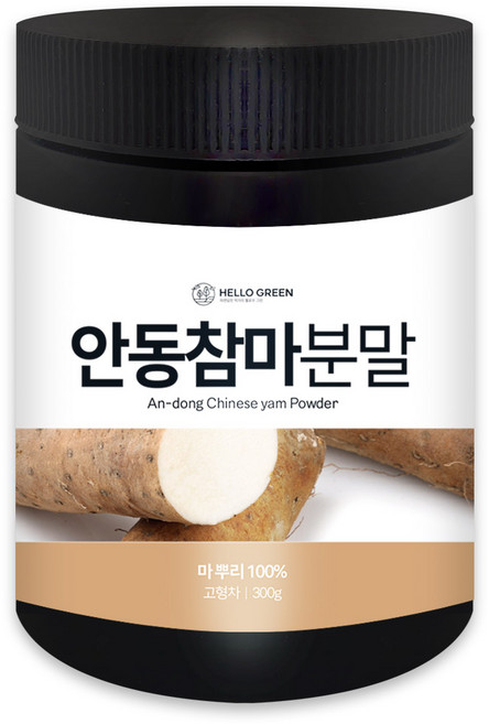 헬로우그린 국내산 안동 참마 분말 300g(통), 1개