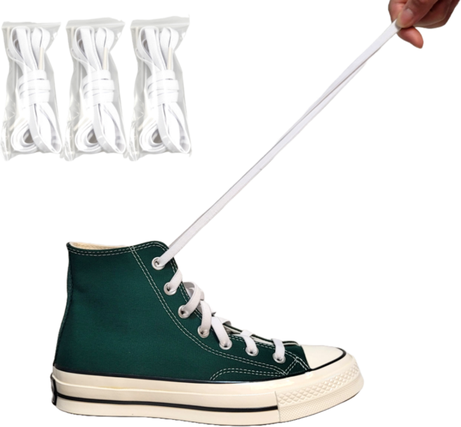 해피무드 고탄력 스판 고무줄 신발끈 6개입 3켤레용