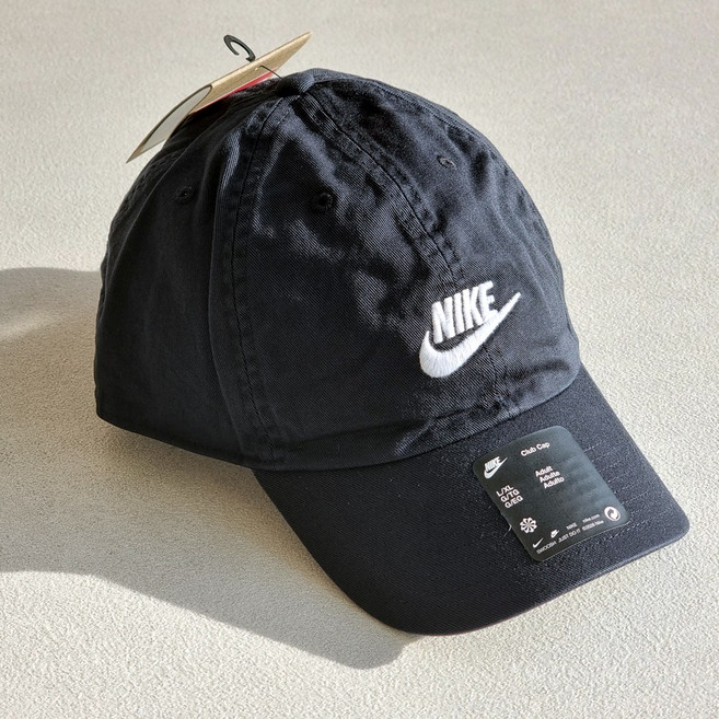 나이키 빅사이즈 모자 대두 60호 운동 러닝 야구 볼캡 퓨추라 블랙 로고