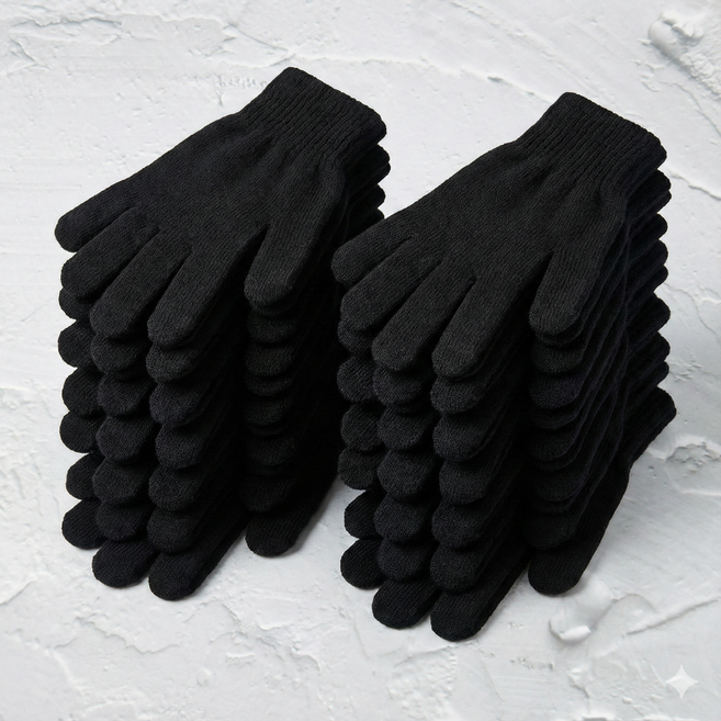 요술장갑 군인장갑 동계장갑 군대장갑 12개 SET 방품 방한 군용 주차알바