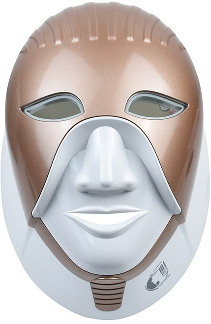 광자 Led 마스크 7 색 라이트 테라피 여드름 치료 페이셜 스킨 퍼밍 리프팅 뷰티 장치 Profesional Smart Touch Mask, 하나, rose gold, 1개