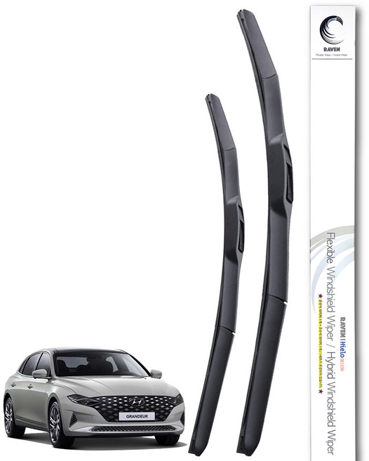 레이븐 그랜저HG 그랜저IG 더뉴 그랜저 GN7 호환 하이브리드 와이퍼 운전석+조수석 세트 650+450, 현대 더뉴 그랜저IG (19년~22년) 2618