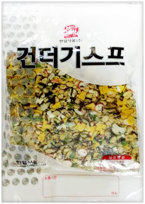 한일식품 건더기스프, 3개, 250g