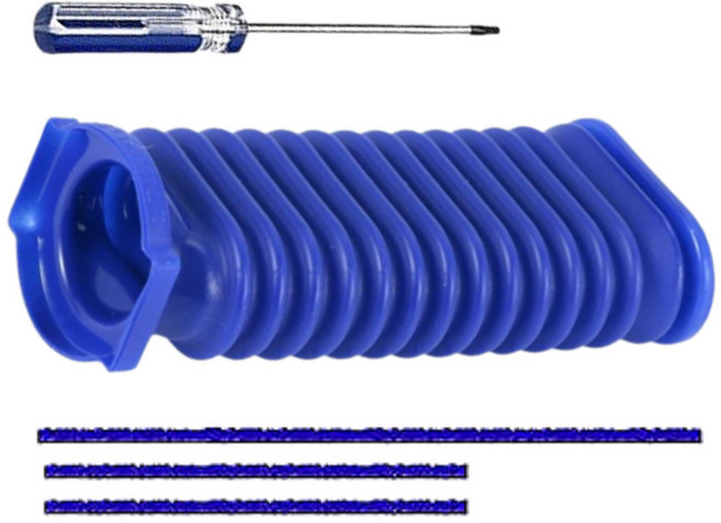 루그리 다이슨 호환 V6 V7 V8 V10 V11 청소기 헤드 교체용 벨벳 롤러 드라이버 세트, 청소기 헤드 교체 세트, 1개