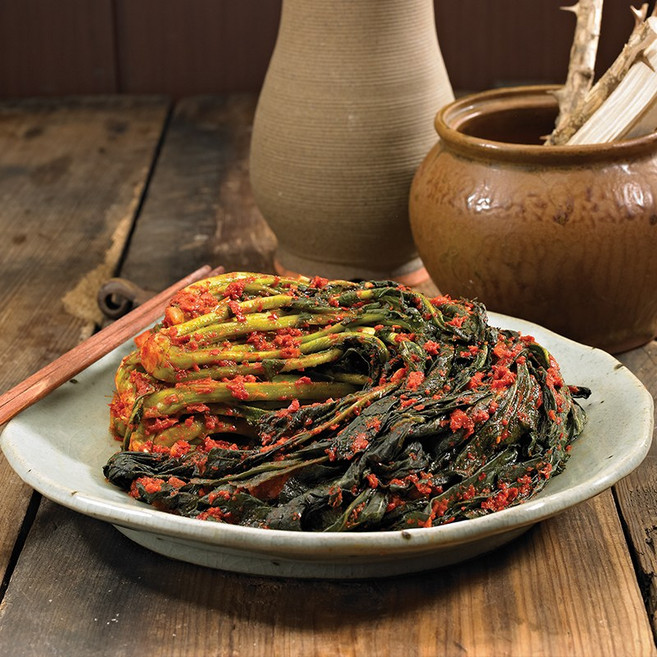 국내산 100% 전라도 여수 명인 돌산 직접담근 갓김치 5kg 내외, 1개